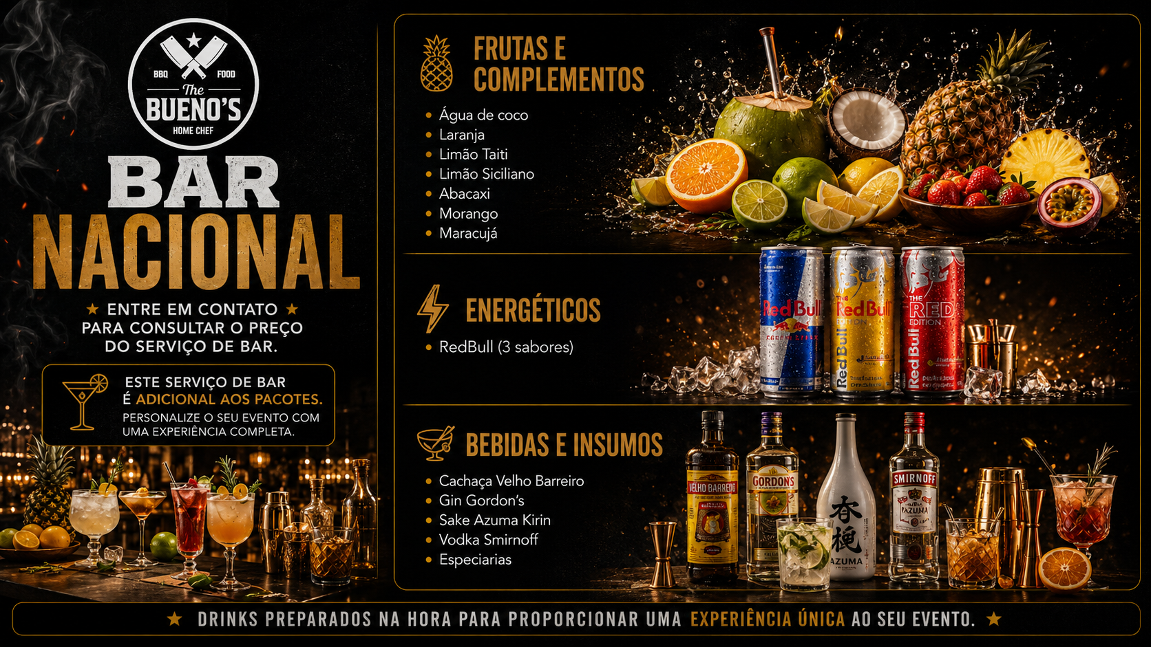 Cardápio Bar Nacional
